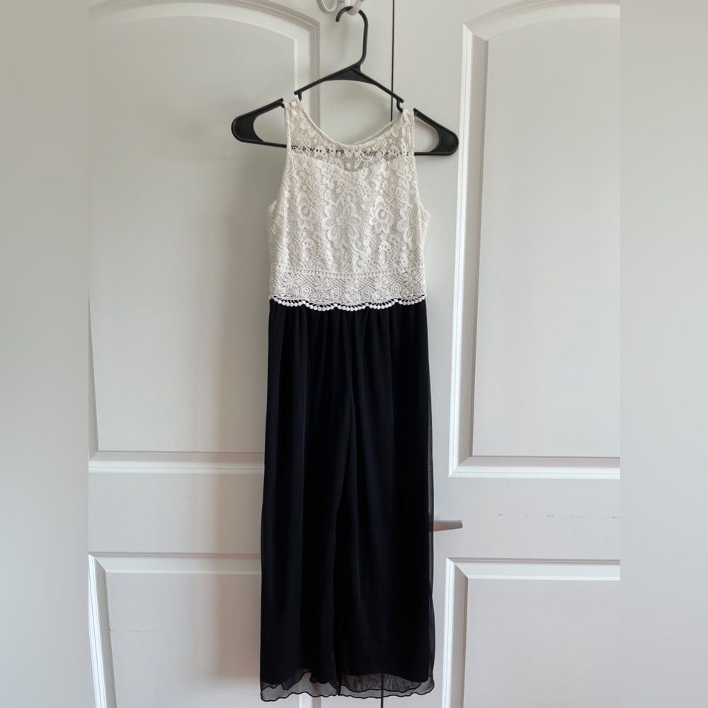 Black & white jumpsuit